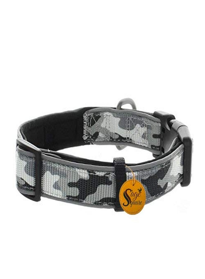 Sage Square Adjustable Army Military Camouflage Polyester Collar with Harness Leash for Dog - Image 3